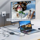 Divisor de Ethernet de 1 a 2 Gbps - Divisor de red con cable de alimentación USB, adaptador de divisor de Internet RJ45, velocidad de 1000 Mbps, adecuado para cables Cat 5/5E/6/7/8 para conectar 2 dispositivos simultáneamente.