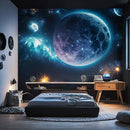 1pc Proyector de Efecto Ondas Acuáticas - Luz LED Cambiante con Control Remoto, Iluminación Ambiental Cielo Estrellado y Atardecer para Dormitorio, Sala, Regalo Festivo, Decoración del Hogar, Alta Calidad, Relajación