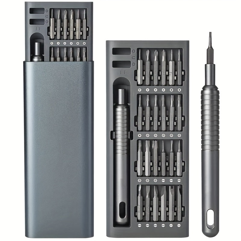1 Juego [Multiusos] 25 En 1 Llave De Tornillo De Precisión - Una Herramienta Versátil Para Reparaciones De Relojes, Teléfonos Móviles Y Tabletas - Plástico Duradero