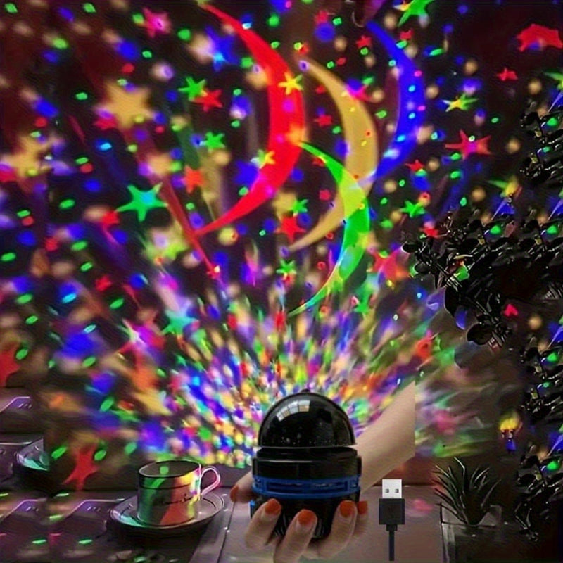 Proyector de estrellas, para proyector de galaxia, luz nocturna, habitación de juegos, cine en casa, techo, decoración de habitaciones, regalo de Navidad, camping, decoración de bodas, Halloween, Navidad, sin control remoto, sin batería, regalo perfecto