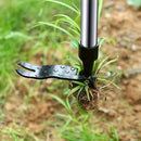 Herramienta manual para eliminar malezas de acero inoxidable - Mango ergonómico, diseño sin doblar para una eficiente eliminación de raíces, herramienta duradera para jardinería y cuidado de césped con construcción sólida, cortadora de malezas, mantenimi
