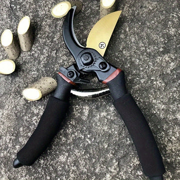 1pc Tijeras de Poda Ergonómicas - Acero al Carbono, Tijeras de Jardín Ahorradoras de Trabajo para Árboles Frutales y Arreglos Florales, Herramienta de Jardinería para el Hogar