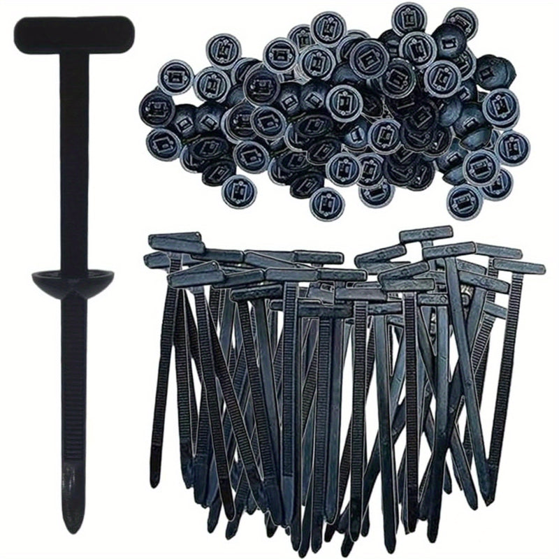 20/50 piezas de hebilla de cable de nailon - Hebilla de plástico multiusos de liberación rápida para reparaciones de coches, cableado eléctrico, mejoras del hogar y proyectos DIY - Duraderas, confiables, fáciles de usar, accesorios de reparación de coche