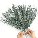 Ramas de Eucalipto Artificial Realistas Sin Mantenimiento 70/90 - Perfectas para Decoración del Hogar, Bodas, Primavera y Verano, Día de San Patricio, Artesanías de Pascua | Planta de Plástico Versátil para Mesa