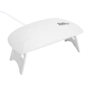 Lámpara LED compacta para uñas con micro USB, 3 luces LED, ideal para esmalte en gel, manicura y arte en uñas