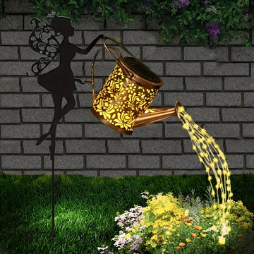 Nueva iluminación solar para patios y jardines, lámpara de paisaje solar, luz decorativa para jardines, ilumina continuamente por la noche, adecuada para decorar parques de patios, camping al aire libre, lámpara solar de regalo, iluminación de paisaje al