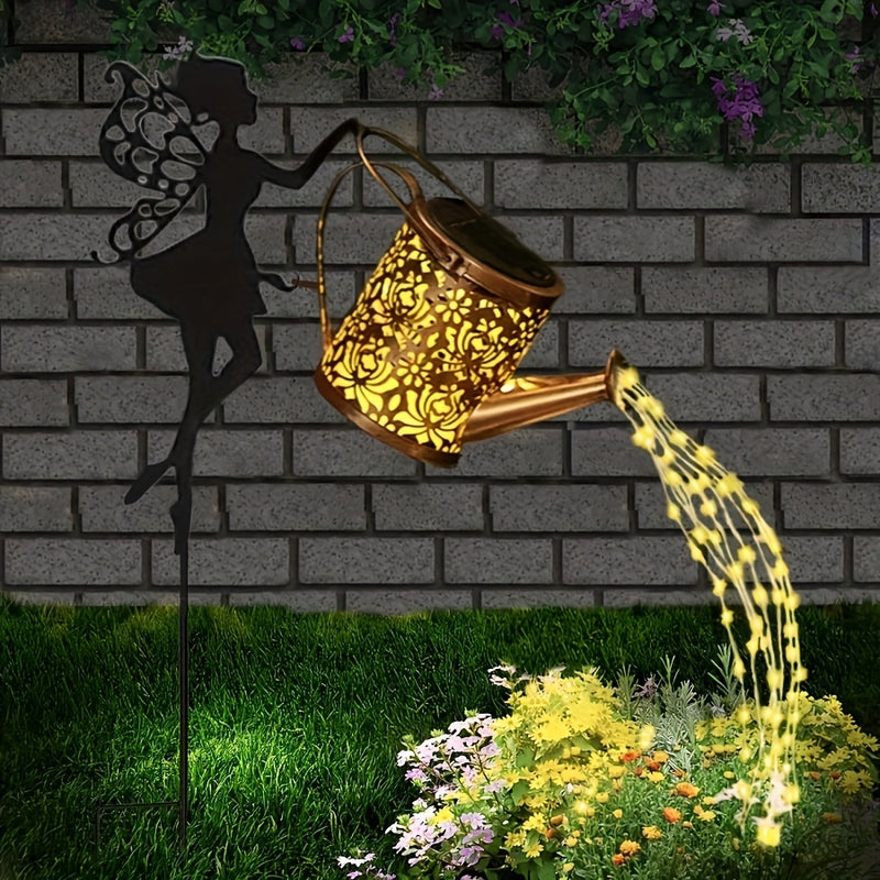 Nueva iluminación solar para patios y jardines, lámpara de paisaje solar, luz decorativa para jardines, ilumina continuamente por la noche, adecuada para decorar parques de patios, camping al aire libre, lámpara solar de regalo, iluminación de paisaje al