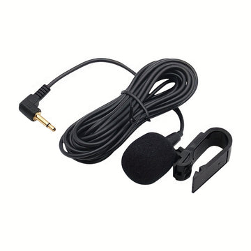 Micrófono De Audio Para Coche 3,5mm Clip Jack Plug Mic Estéreo con externo con cable para auto