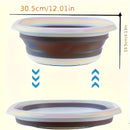 1-Pack Cubeta Plegable Resistente - Lavabo Portátil para Lavar Manos y Pies, Ahorra Espacio, Ideal para Hogar, Viajes, Residencias o Camping - Sin Necesidad de Electricidad, Fácil de Limpiar y Guardar, Diseño Compacto y Construcción Robusta