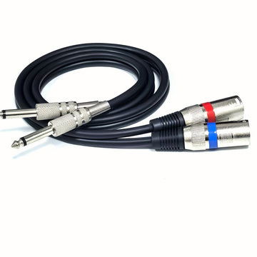 6mm Doble Raya/Doble 6,5mm a Doble Rey Masculino, Par Independiente de 6,5mm/Rey Masculino