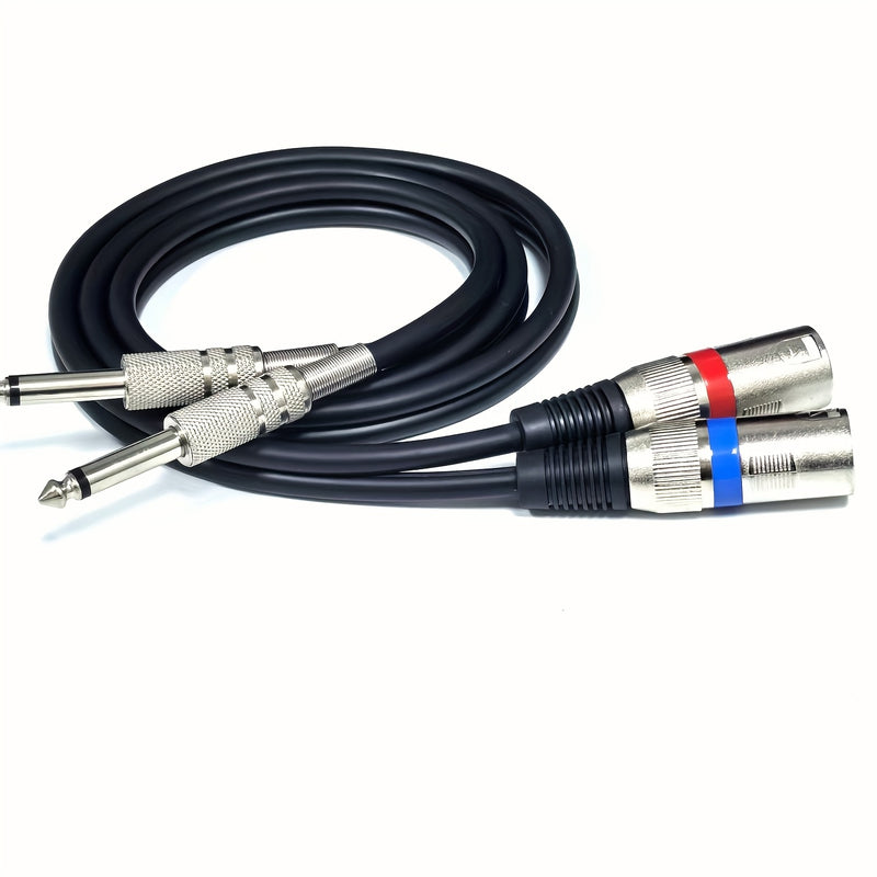 6mm Doble Raya/Doble 6,5mm a Doble Rey Masculino, Par Independiente de 6,5mm/Rey Masculino