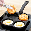 1 sartén para huevos antiadherente, sartén para tortitas de desayuno, sartén de hierro fundido para hamburguesas de huevo, compatible con estufa de gas y eléctrica, múltiples cocinas, herramientas ideales de cocina, suministros de cocina, accesorios de c