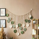 Decoración de pared de caña de abeja Boho Chic - Ligero, duradero y de poliéster, no necesita energía eléctrica - Ideal para dormitorio y sala de estar, estilo de hogar Boho, decoración de hogar Boho