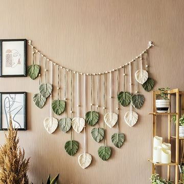 Decoración de pared de caña de abeja Boho Chic - Ligero, duradero y de poliéster, no necesita energía eléctrica - Ideal para dormitorio y sala de estar, estilo de hogar Boho, decoración de hogar Boho