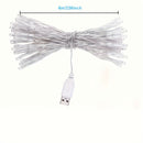 Luces de Hadas LED Blancas Cálidas de 5.99 metros - Luces Parpadeantes con Alimentación USB para Navidad, Bodas y Decoración Exterior, Perfectas para Calles Comerciales y Caminos Florales, Luces para Decoración