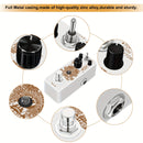 Pedal de guitarra Amuzik Octave - Generador digital de octavas alimentado por USB con bypass verdadero, efectos polifónicos precisos, pedal mini compacto para guitarra eléctrica (blanco)