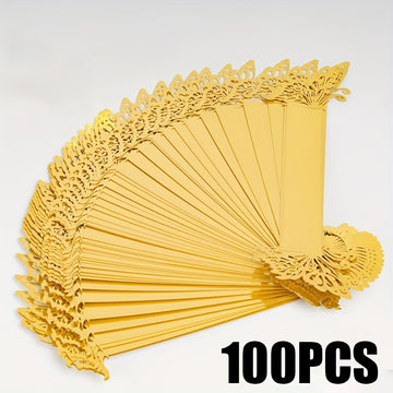 50/100 piezas, anillos para servilletas de mariposa, anillos para servilletas de decoración de cumpleaños, granja, boda, restaurante, hotel, Día de San Valentín, banquete, decoración de mesa de bufé, regalos de fiesta, decoración de mesa familiar