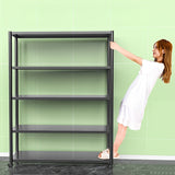 Estantería de Cocina 3/4/5 Niveles, Organizador para Microondas y Horno, Estante Multifuncional de Plástico Reforzado, Almacenamiento para Balcón o Hogar