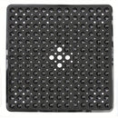 Alfombrilla de Baño Cuadrada de 1 pieza, Antideslizante con Orificio de Drenaje y Ventosas de Gran Capacidad de Absorción, Fácil de Limpiar, Lavable en Máquina, 53.34x53.34cm, Alfombra para Ducha, Alfombra para Bañera, Decoración del Hogar
