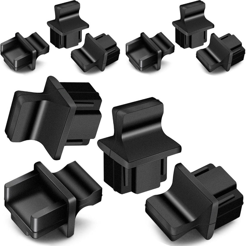 100-Unidades de Fundas de Polvo de Silicona para Puertos Ethernet, Conmutador/Enrutador/Hub/Tarjetas/Computadora, Protector de Módulo de Transceptor de Cobre, Sin Carga, No Requiere Batería