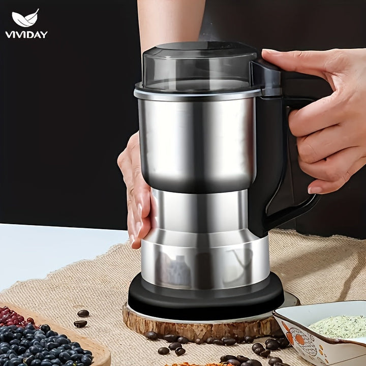 Amoladora multifuncional con cuchillas de 8 páginas, adecuada para café, granos, hierbas, especias y frutos secos, máquina eléctrica de moler es un buen ayudante en la cocina