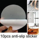 10 piezas de pegatinas antideslizantes, PEVA circular, transparente, impermeable, escaleras, escalones, ducha, bañera, pegatinas antideslizantes, cinta de seguridad, alfombrilla para bañera