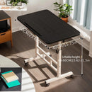 Escritorio ajustable en altura, mesa de comedor, escritorio móvil con ruedas, estructura de hierro resistente y duradera, plegable para ahorrar espacio, ángulo ajustable, multifuncional para lectura, pintura, bordado y más