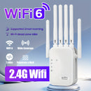 Momotor - Amplificador de Señal WIFI 2525WIFISignal Extender - 2.4GHz - Refuerzo de Señal WIFI - Banda Alta Velocidad, Compatible con WIFI-6, Potente con 6 Antenas - Ideal para Hogar, Centros Comerciales y Cafeterías