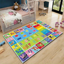 1pc Alfombra Educativa ABC 800g/m2 de 0.6cm de Grosor con Letras/Animales para Sala de Juegos/Aula (Base Antideslizante, Suave y Segura, Adecuada para "Entretenimiento Familiar" e "Interacción Padre-Hijo", Lavable a Mano, Alfombra de Aprendizaje en Famil