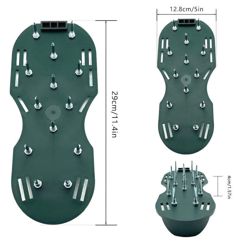 Zapatos Antideslizantes con Púa de Acero de 42mm | Correas Ajustables de Zinc + Base Duradera de PP | Herramienta para Nivelación en Jardín y Epoxi [Diseño Resistente]