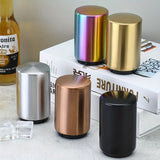 [Abridor Automático de Acero Inoxidable] Abridor de Botellas de Cerveza Automático de Acero Inoxidable - Diseño Innovador Sin Rastro - Abridor de Tapas de Alta Gama para el Hogar