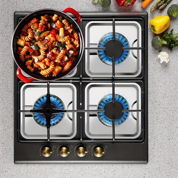 Base de estufa de gas de acero inoxidable para el hogar, cubierta cuadrada del quemador, bandeja de goteo, cubiertas de revestimiento de quemador de estufa de gas (19,48 cm X 19,48 cm) - Compatible con WP786333, 786333, AP6011553, PS11744751