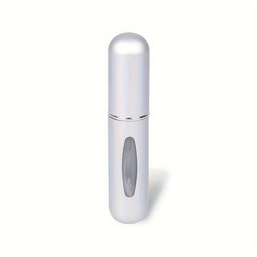 Un frasco de maquillaje portátil con una capacidad de 5 ml en la parte inferior, que se puede rellenar y reutilizar como un mini frasco de spray para perfume.