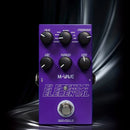 Pedal de Efectos de Retardo ELEMENTAL para Guitarra M-VAVE TIEMPO/9 Tipos de Efectos de Retardo/FEEDBACK/MIX/PARAM/MOD Perilla DC 9V Entrada/Salida de 6.35mm Efecto de Retardo ELEMENTAL para Guitarra Eléctrica con Modos TAP y HOLD