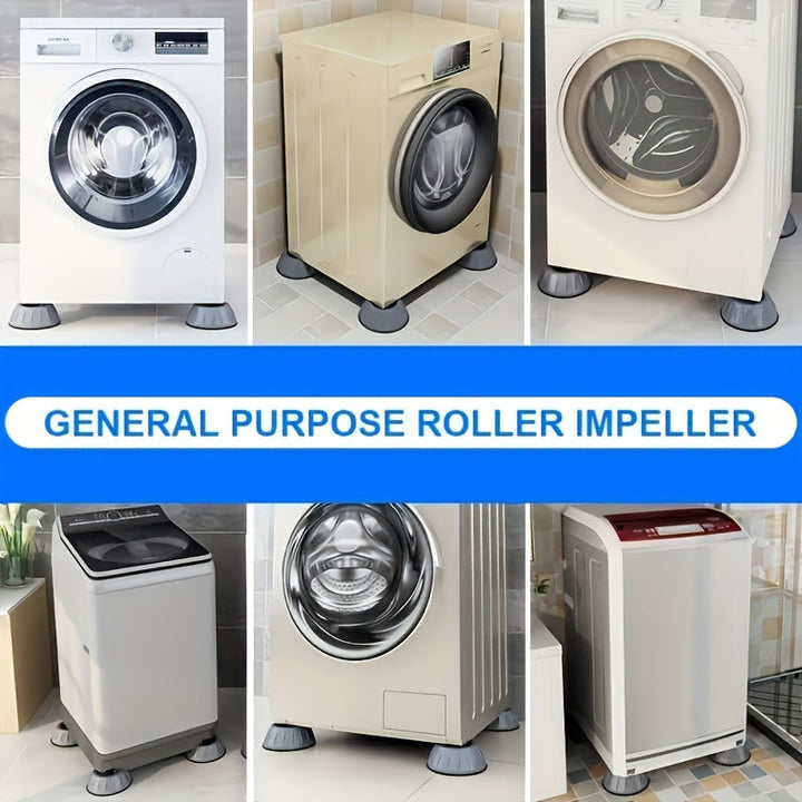 Juego de 4/8 alfombrillas antivibración para lavadora y secadora, base reductora de ruido, protección para el piso del cuarto de lavado, accesorios para lavadora