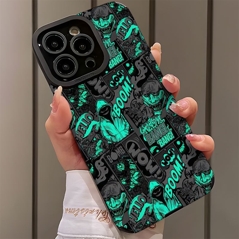 Fundas para teléfono con patrón de chico anime de dibujos animados para iPhone 15/15Plus/15Pro/15ProMax, iPhone 14/14Plus/14Pro/14ProMax, iPhone 13/13Pro/13ProMax, iPhone 12/12Pro/12ProMax, iPhone 11/11pro/11Pro Max/iPhone 7/8/iPhone x/xs Resistente al p