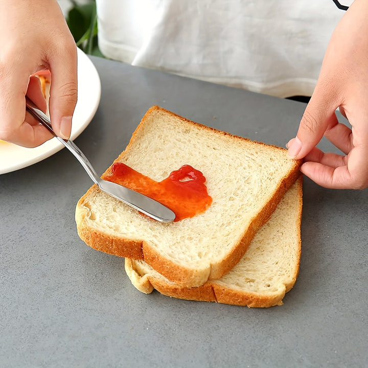 3/6/9pcs Espátula para Queso Duradera, Cuchillo de Mantequilla de Acero Inoxidable de Alta Calidad, Espátula para Mermelada de Frutas/Mantequilla de Maní/Condimentos Adecuada para Sándwiches/Bagels/Tostadas, Espátula para Mantequilla, Accesorios para Tab