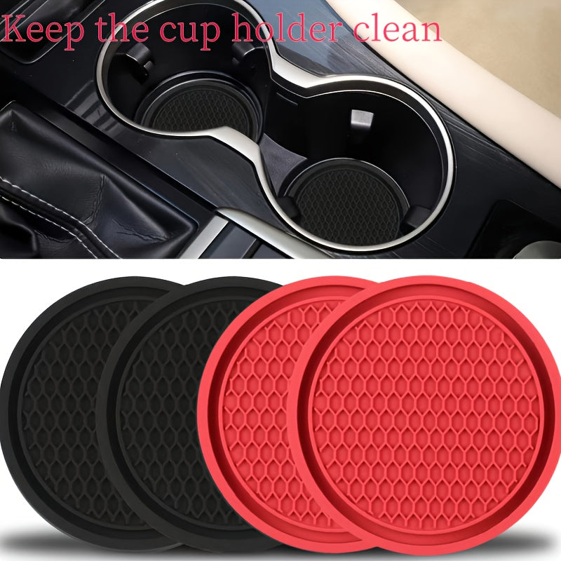 2pcs/4pcs Posavasos Creativos para Coche, Posavasos de Aislamiento Térmico de Moda para Coche