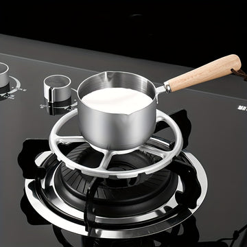 1pza, Estante auxiliar para estufa de Gas, estante para olla de leche, soporte para estante para estufa de Gas, estante antideslizante para estufa
