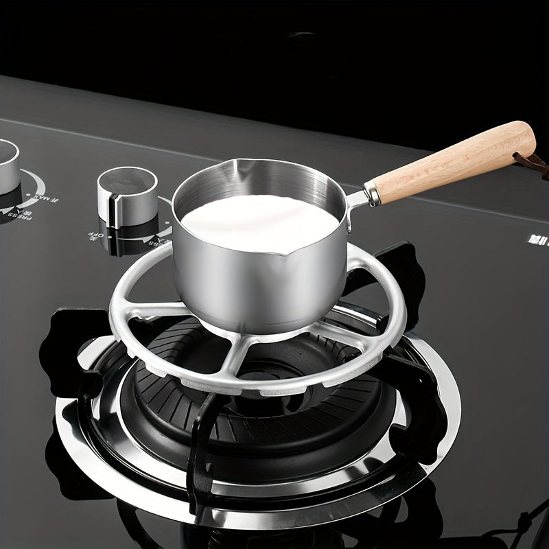 1pza, Estante auxiliar para estufa de Gas, estante para olla de leche, soporte para estante para estufa de Gas, estante antideslizante para estufa