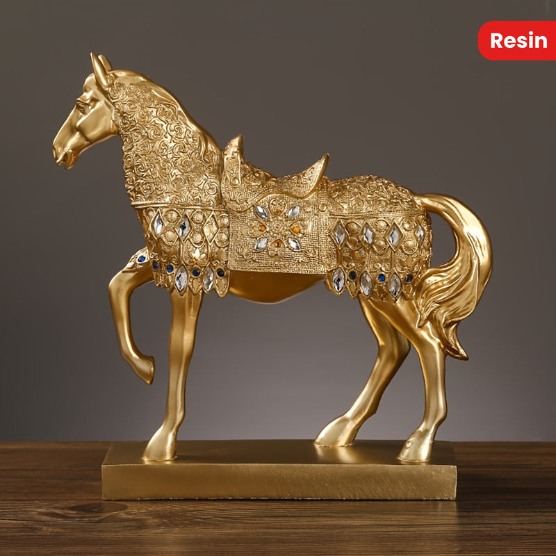 1pc Adorno de la Suerte Caballo para el Éxito Regalo de Vacaciones Modelo de Entrada de Hogar Decoración de Oficina y Habitación Regalo de Mudanza a Nueva Casa