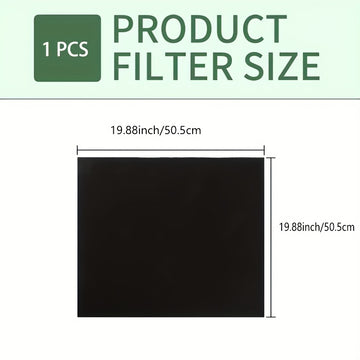 Espuma de carbón activado multifuncional, filtro de aire, adecuado para diversas campanas extractoras, filtros de ventilación de carbón, compatible con purificadores de aire