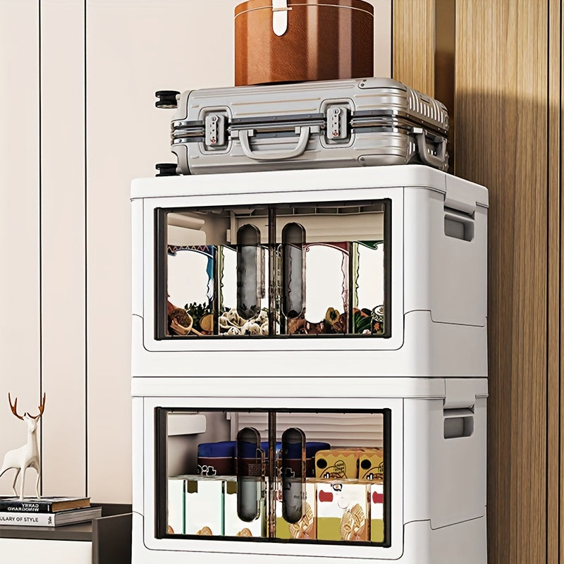 Organizador plegable versátil, ideal para snacks, juguetes, ropa y más, perfecto para cocina, dormitorio, baño y residencias estudiantiles