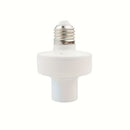 1 pieza de soporte de lámpara inteligente E27 con control remoto y interruptor de temporizador de 15 minutos/30 minutos/60 minutos - Luz LED de 85-265V, bombilla no incluida, fácil instalación para iluminación inalámbrica y cableada interior, luz de cont