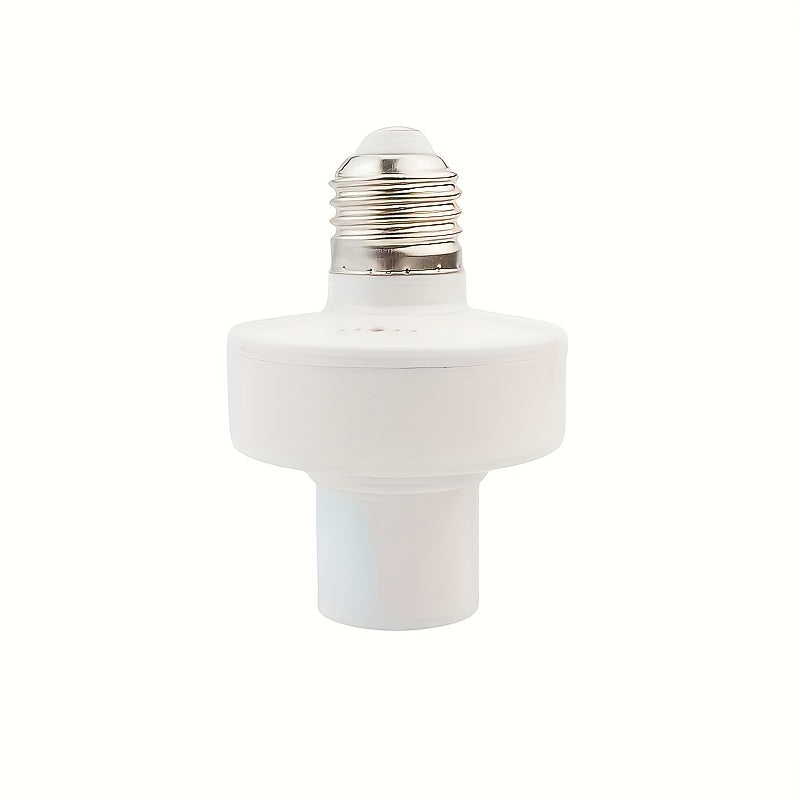 1 pieza de soporte de lámpara inteligente E27 con control remoto y interruptor de temporizador de 15 minutos/30 minutos/60 minutos - Luz LED de 85-265V, bombilla no incluida, fácil instalación para iluminación inalámbrica y cableada interior, luz de cont