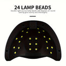 Luz LED para uñas 10T, luz para uñas para hogar y salón, secador de uñas LED con sensor automático/3 configuraciones de temporizador para esmalte de gel, herramienta profesional para arte de uñas y uñas de los pies.