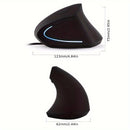 Ratón ergonómico para gaming de 1.5 m, diseño ambidiestro, material plástico, sin batería, alimentación por USB, voltaje de operación ≤36V, cómodo y silencioso, sin retraso, iluminación ajustable
