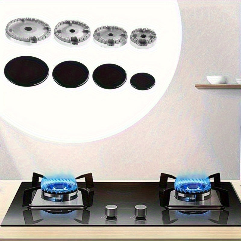 Tapón de Llama Desmontable Reutilizable para Estufa de Gas, Multiusos para Apartamentos y Cocinas en Superficies Planas