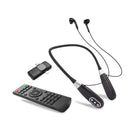Conjunto de Equipo para Podcasting LMBGM, Auriculares con Micrófono Inalámbrico, Receptor de Tarjeta de Voz Remota Multifunción para Lightning/Type-C, Ideal para Grabación, Canto, Transmisión en Vivo y Juegos (Regalos para Navidad)