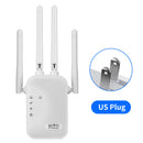 Momotor Extensor WIFI, Amplificador de Señal WIFI 2.4GHz Alta Velocidad sin varillas, Potente con 4 Antenas, Alta Penetración, Modo Seguro WPS, Ruta Extendida Dual - Ideal para Hogar, Cafeterías y Oficinas